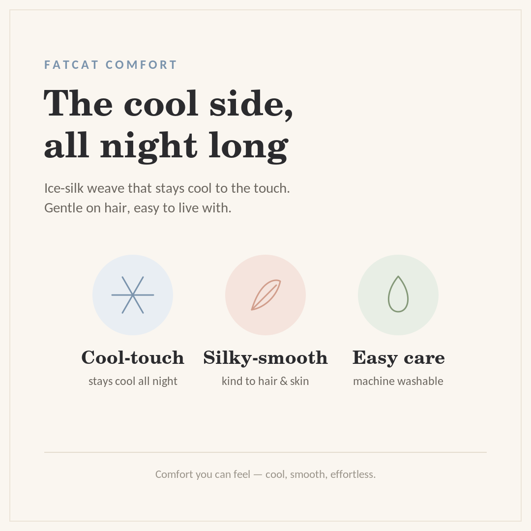 CoolCase™ Ice-Silk Pillowcase